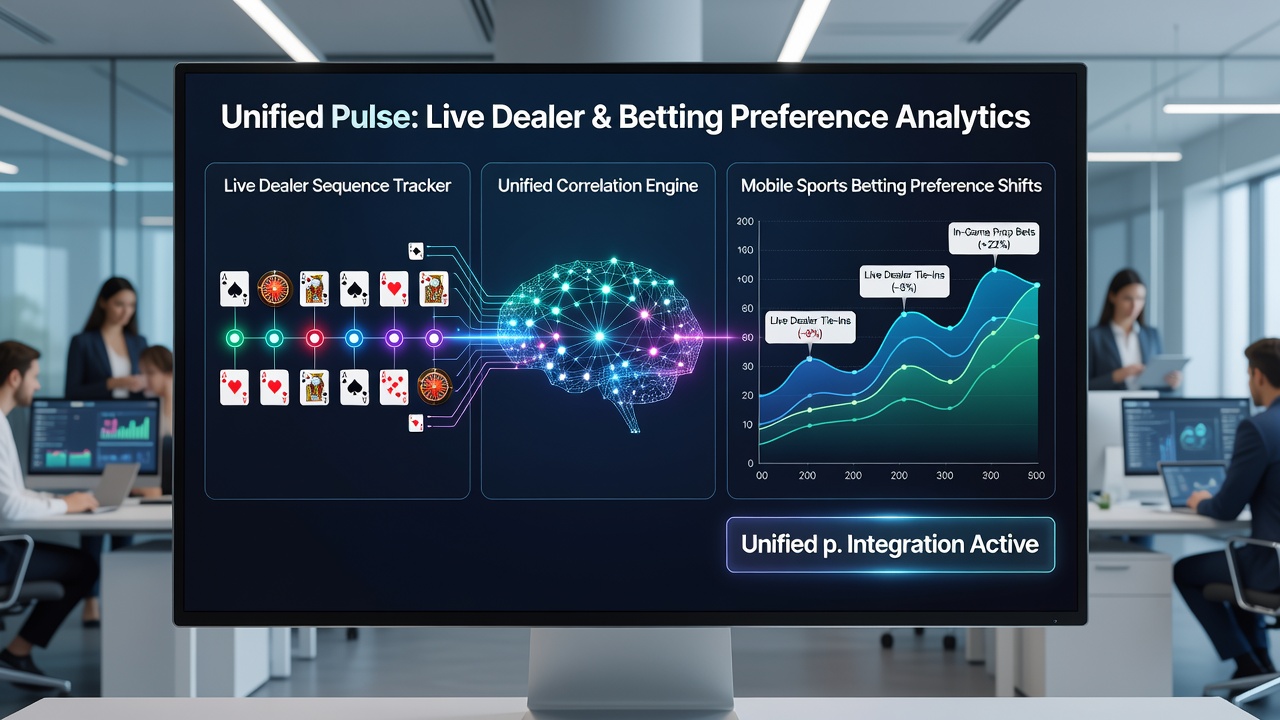 Mobile app screen displaying unified bonus wallet connecting live dealer rewards to upcoming sports events