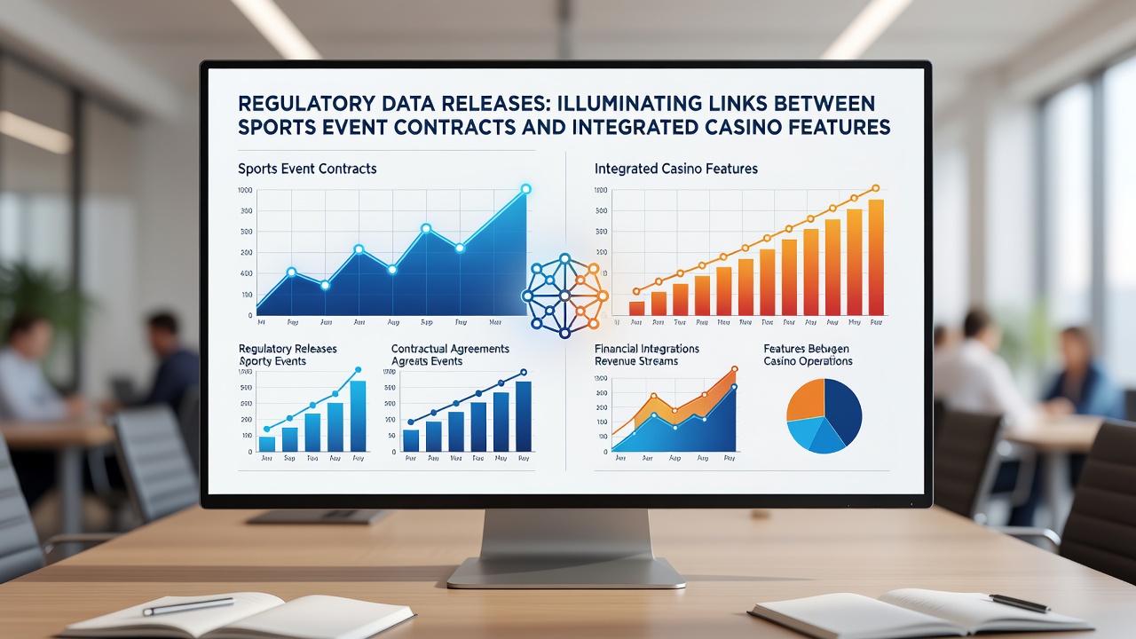 Infographic illustrating player flow from sports event contracts into integrated casino features based on 2026 regulatory datasets