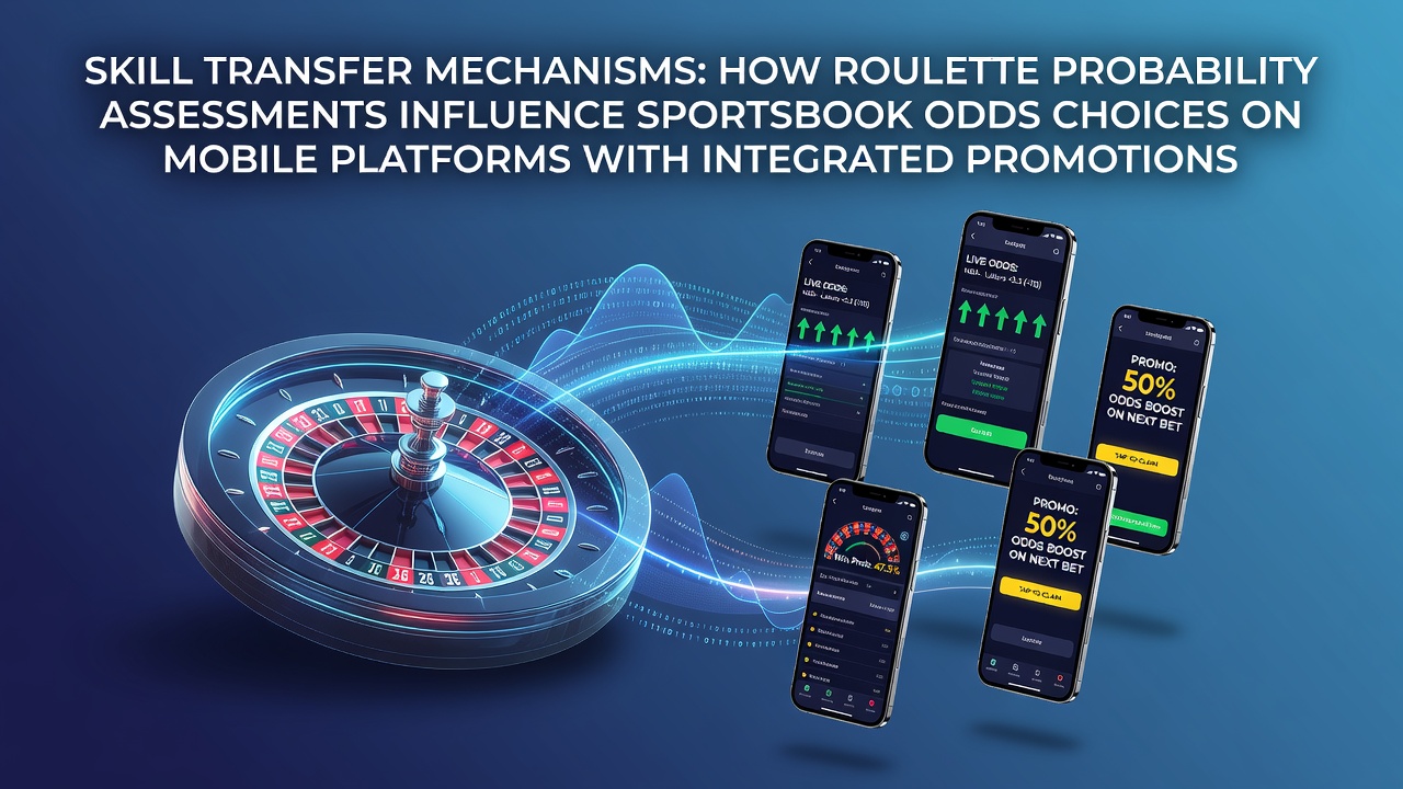 Mobile interface showing roulette probability calculations alongside sportsbook odds with active promotion overlays